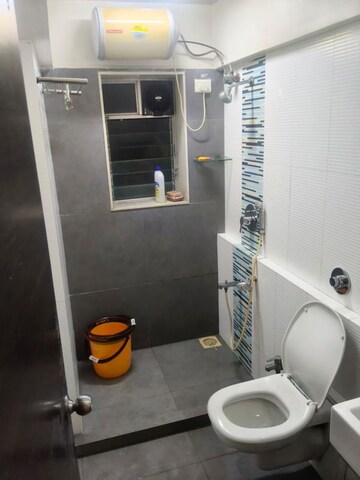 Bathroom in 3 BHK Apartment at Adani Group Western Heights, Andheri West – for Rent