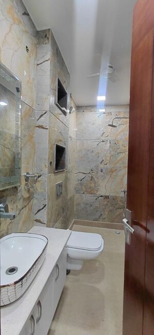Bathroom in 3 BHK Builder Floor at Vikas Puri – for Rent