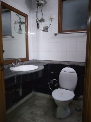 Bathroom in 3 BHK Builder Floor at Ansal Sushant Apartments, Sushant Lok I – for Rent