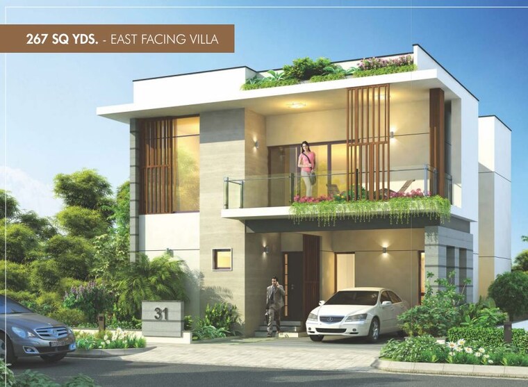 Exterior View, kollur 3 Bedroom 3191 Sq.Ft. Villa In Kollur Hyderabad 9762426