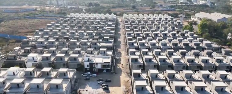 Exterior View, venice-city 3 Bedroom 2230 Sq.Ft. Villa In Kollur Hyderabad 9773109