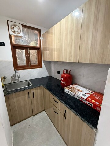 Kitchen in 1 BHK Builder Floor at Saket – for Rent
