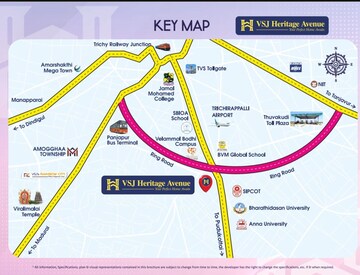  Land – Map Location View at Panjappur - for Sale