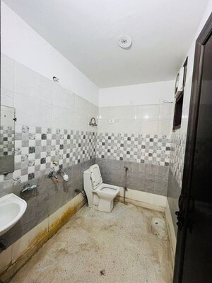 Bathroom in 1 BHK Builder Floor at Saket – for Rent