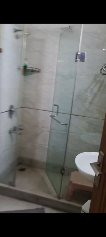 Bathroom in 3 BHK Builder Floor at Saraswati Vihar – for Sale