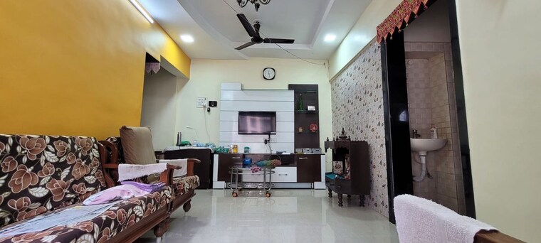 Living Room, agarwal-vrindavan-gardens 2 Bedroom 900 Sq.Ft. Apartment In Nalasopara East Palghar 9773357