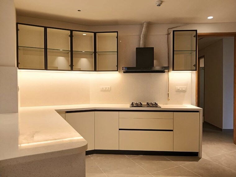 Kitchen, embassy-lake-terrace 4 Bedroom 4440 Sq.Ft. Apartment In Hebbal Bangalore 9773338