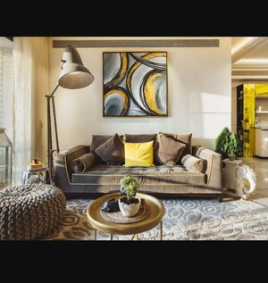 Living Room in 5 BHK Apartment at Andheri West – for Sale