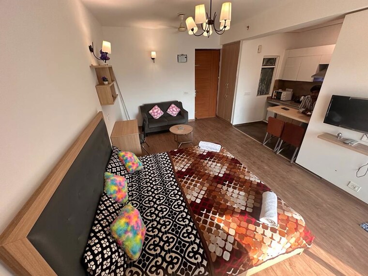 Bedroom, nimbus-the-golden-palm 1 RK 550 Sq.Ft. Apartment In Sector 168 Noida 9773370