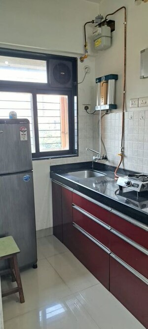 Kitchen in 1 BHK Apartment at Vijay Orovia, Ghodbunder Road – for Rent