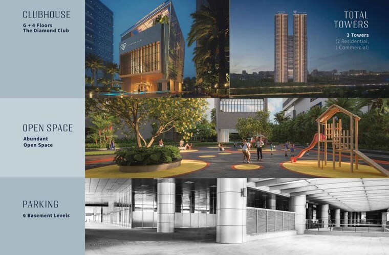 Exterior View, sas-diamond-towers Commercial Office Space 250 Sq.Ft. In Financial District Hyderabad 9773604