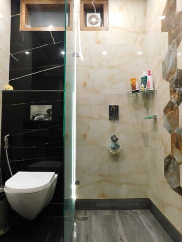 Bathroom in 3 BHK Builder Floor at Chittaranjan Park – for Sale