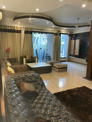 Living Room in 4 BHK Builder Floor at Greater Kailash I – for Sale