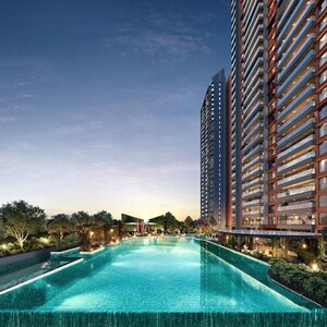 Swimming Pool in 4 BHK Apartment at Hebbagodi – for Sale