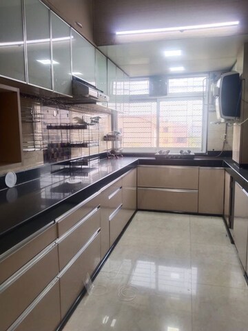 Kitchen in 3 BHK Apartment at Gajra Bhoomi Tower, Kharghar Sector 4 – for Rent