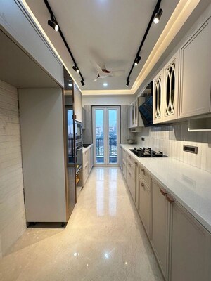 Building Lobby in 4 BHK Builder Floor at Ansal API Versalia, Sector 67a – for Sale