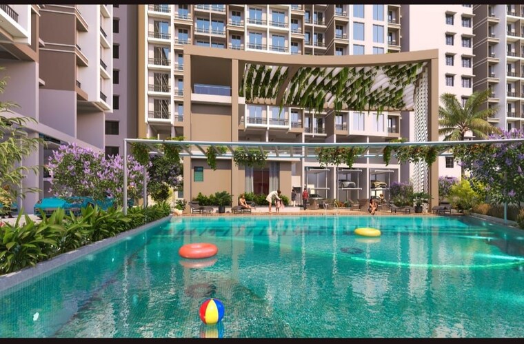 Swimming Pool, ekdant-9-meraki 1 Bedroom 360 Sq.Ft. Apartment In Shedung Navi Mumbai 9773987