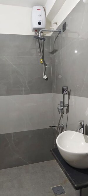 Bathroom in 3 BHK Apartment at Shreeji Atlantis, Malad West – for Rent