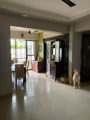 Living Room in 4 BHK Apartment at Mont Vert Belair, Bhugaon – for Rent