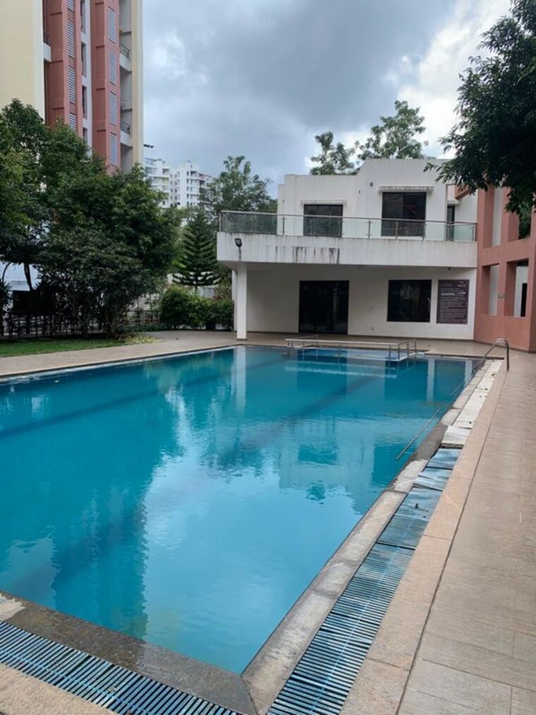 Swimming Pool, mont-vert-belair 4 Bedroom 3000 Sq.Ft. Apartment In Bhugaon Pune 9774138