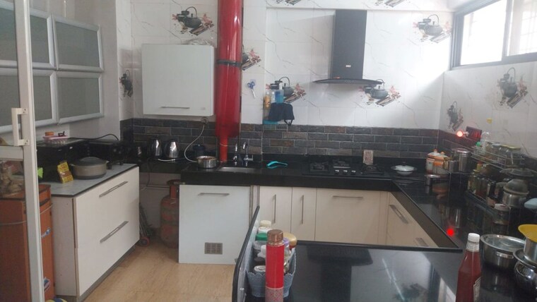Kitchen, mont-vert-belair 4 Bedroom 3000 Sq.Ft. Apartment In Bhugaon Pune 9774138