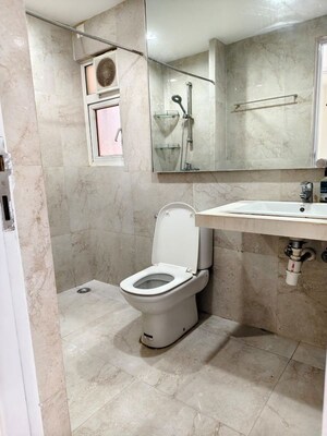 Bathroom in 2.5 BHK Apartment at Hiranandani Canary, Ghodbunder Road – for Rent