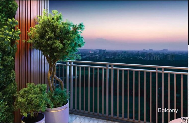 Balcony, ashiana-aaroham 3 Bedroom 1342 Sq.Ft. Apartment In Sector 80 Gurgaon 9774172