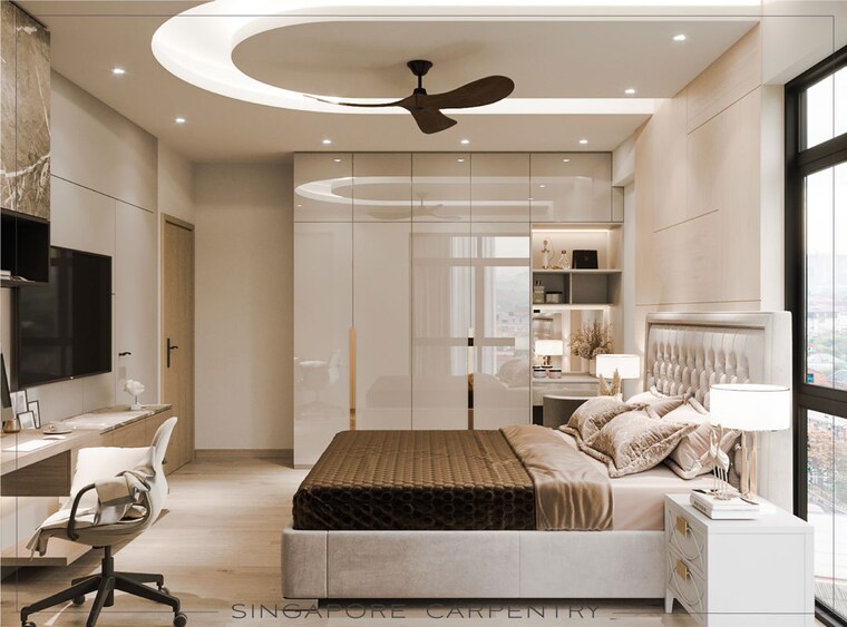 Bedroom, ashiana-aaroham 3 Bedroom 1342 Sq.Ft. Apartment In Sector 80 Gurgaon 9774172