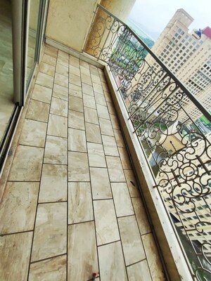 Balcony in 3 BHK Apartment at Hiranandani Annora, Ghodbunder Road – for Rent