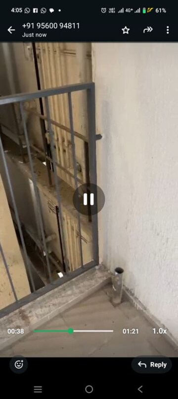 Staircase in 2 BHK Apartment at Godrej Boulevard, Manjari – for Sale