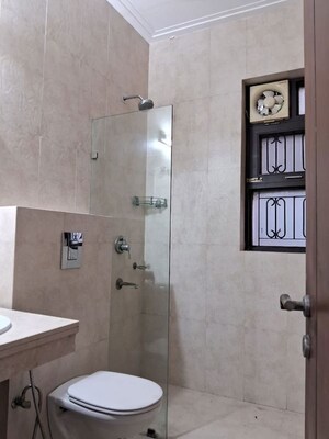 Bathroom in 3 BHK Builder Floor at Hemkunt Colony – for Rent