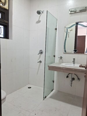 Bathroom in 3 BHK Builder Floor at Hemkunt Colony – for Rent