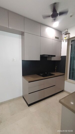 Kitchen in 2 BHK Apartment at Aurum Q Residences, Ghansoli – for Rent