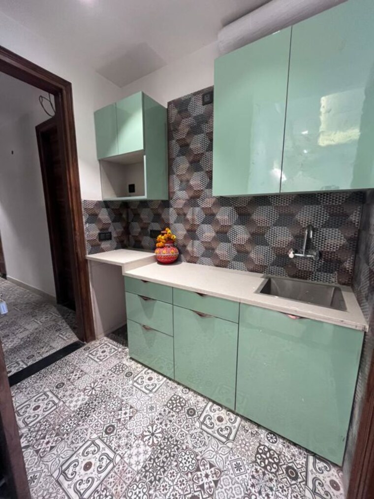 Kitchen, sector 52 1 Bedroom 680 Sq.Ft. Builder Floor In Sector 52 Gurgaon 9774333