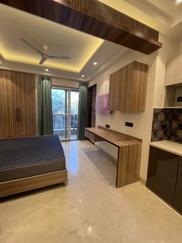 Living Room in 1 BHK Builder Floor at Sector 52 – for Rent