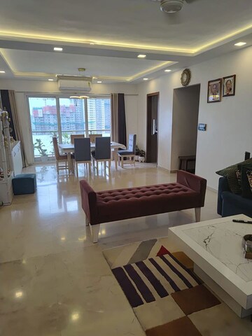 Living Room in 4 BHK Apartment at Dosti Majesta, Ghodbunder Road – for Sale