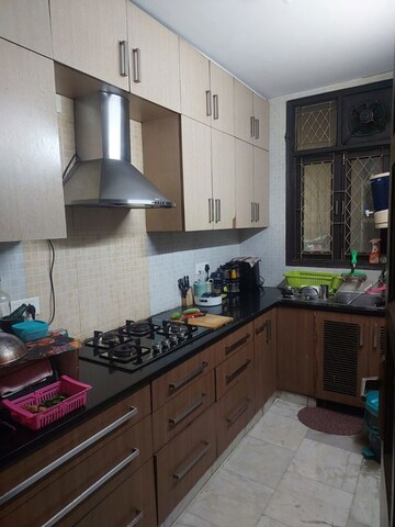Kitchen in 2 BHK Builder Floor at Mehrauli – for Rent