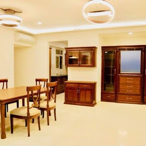 Living Room in 3 BHK Apartment at Hiranandani Hill Crest and Club Meadows, Nyanappana Halli – for Rent