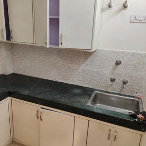 Kitchen in 1 BHK Builder Floor at Chattarpur – for Rent