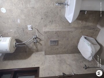 Bathroom in 3 BHK Builder Floor at Mehrauli – for Rent