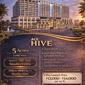  Co-working Space – Exterior View View at ACE Acreville, Yamuna Expressway - for Sale