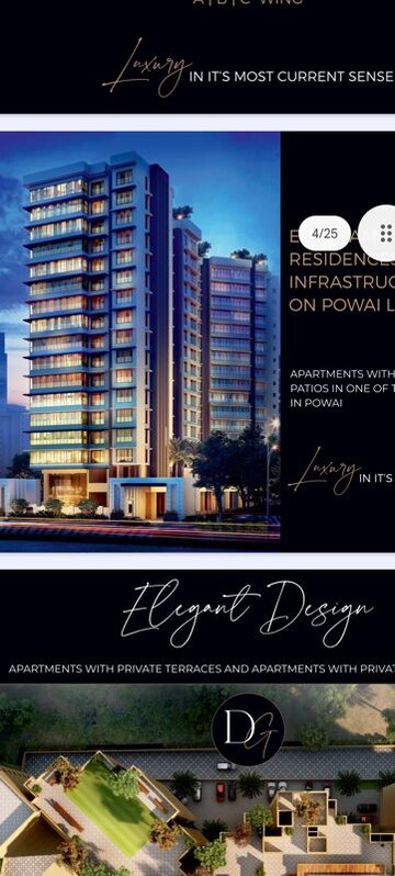3 BHK Apartment For Sale in D Kapoor Dilkap Grandeur, Powai