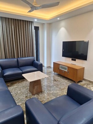Living Room in 3 BHK Builder Floor at Palam Vihar – for Rent