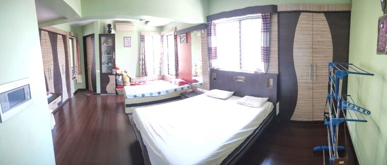 Bedroom, lodha-luxuria 4 Bedroom 1600 Sq.Ft. Apartment In Majiwada Thane 9774527