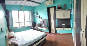 Bedroom in 4 BHK Apartment at Lodha Luxuria, Majiwada – for Sale