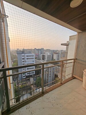 Balcony in 3 BHK Apartment at Dheeraj Insignia, G Block Bkc – for Rent
