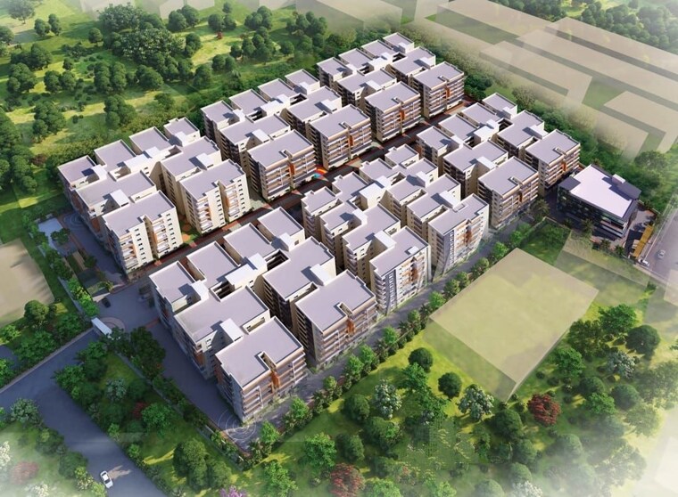 Master Plan, hyndava-mnk-heights 3 Bedroom 2030 Sq.Ft. Apartment In Kompally Hyderabad 9774658