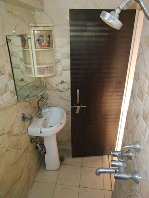 Bathroom in 1 BHK Apartment at Molarband Extension – for Rent