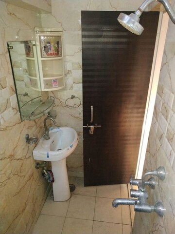Bathroom in 1 BHK Apartment at Molarband Extension – for Rent