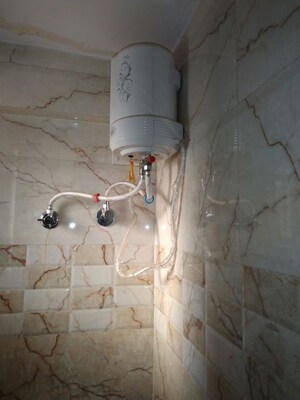 Bathroom in 1 BHK Apartment at Molarband Extension – for Rent